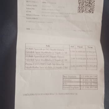 Puma Ayakkabının İç Astarı 1 Ayda Deforme Oldu, Garanti Kapsamında Yardımcı Olunmadı