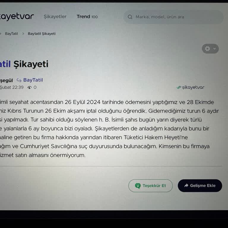 Firma Anlaşmaya Uymadı, Tek Seferde Para Çekildi Ve Mağdur Edildim
