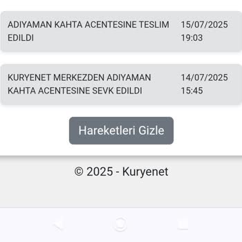 Kuryenet Kargomun Durumu Ve İletişim Eksikliği Konusunda Acil Yanıt Bekliyorum