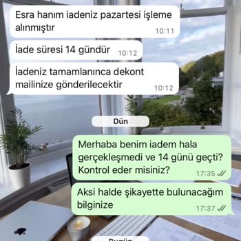İade Ücreti 1 Ay Geçmesine Rağmen Yatırılmadı, İletişim Sağlanamıyor