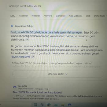 NordVPN Satın Aldım, Çalışmıyor Ve İade Alamıyorum