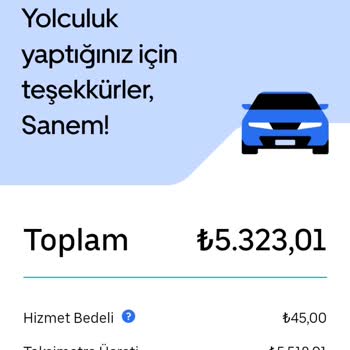 Uber Taksi Yolculuğumda Fazla Para Çekildi, Destek Alamadım