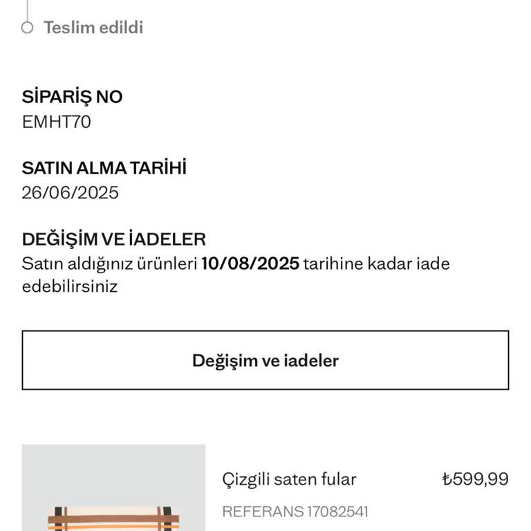 Mango Siparişim Teslim Edilmedi Ve Bilgilendirme Yapılmıyor