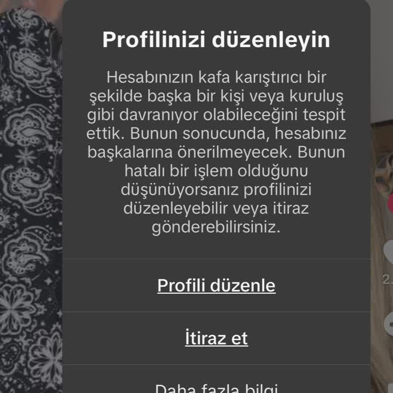 Profil Düzenlemede Anlamsız Kısıtlamalar Ve Hatalar