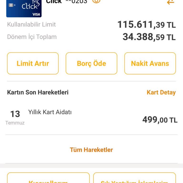 Kredi Kartı Aidatının Bilgim Dışında Kesilmesi