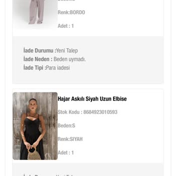 İade Edilmeyen Ürün Bedeli Nedeniyle Mağduriyet