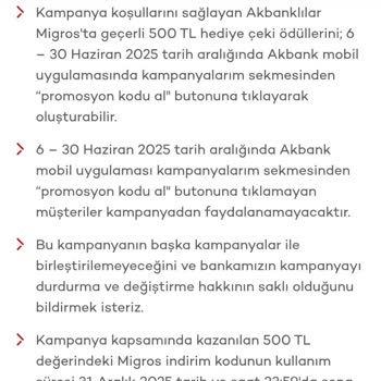 Akbank Migros Kampanyasında Hediye Kodu Mağduriyeti
