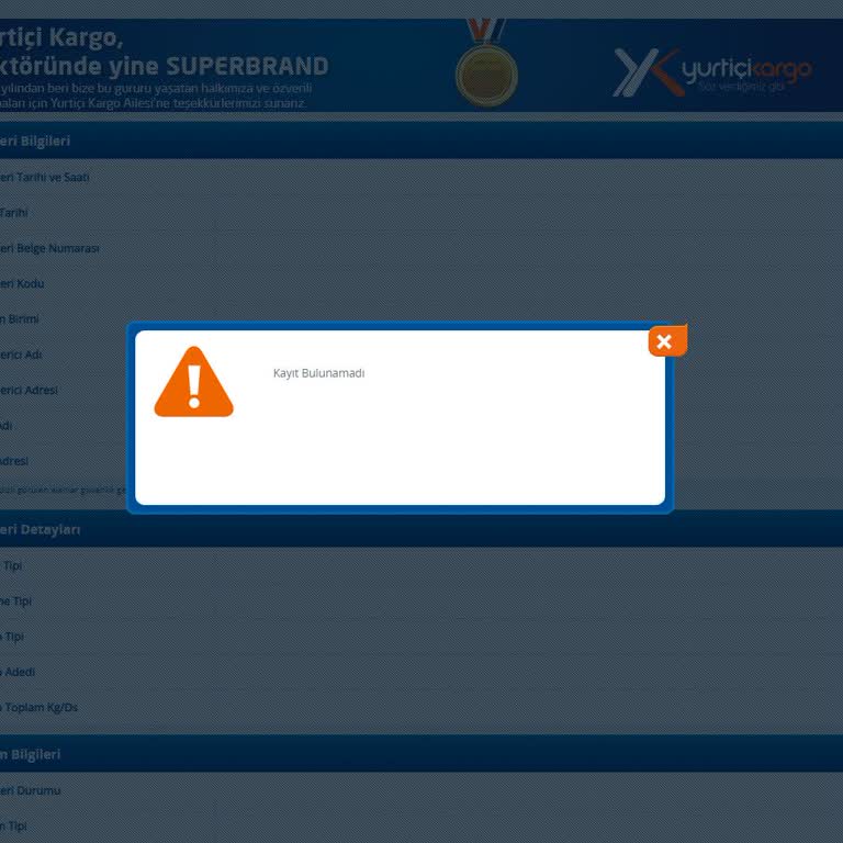 Kargo Takip Bilgisi Görüntülenemiyor, Yardım Bekliyorum