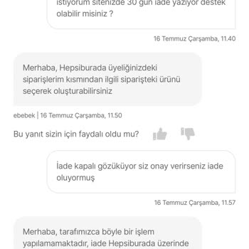 Hepsiburada Ve Ebebek İade Süresi Çelişkisi Mağduriyet Yaşatıyor