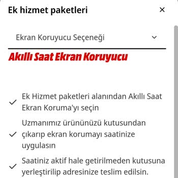 Satın Aldığım Ekran Koruma Hizmeti Eksik Ve Uygulanmadan Gönderildi, Çözüm Bekliyorum