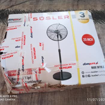 Aldığım Vantilatör Kirli Ve Hasarlı Şekilde Teslim Edildi