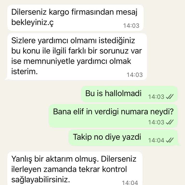 İdefix WhatsApp Hattında Yetersiz Ve Otomatik Yanıtlar
