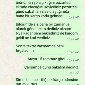 Yanlış Ürün Gönderimi Ve İletişimde Güven Sorunu Yaşadım