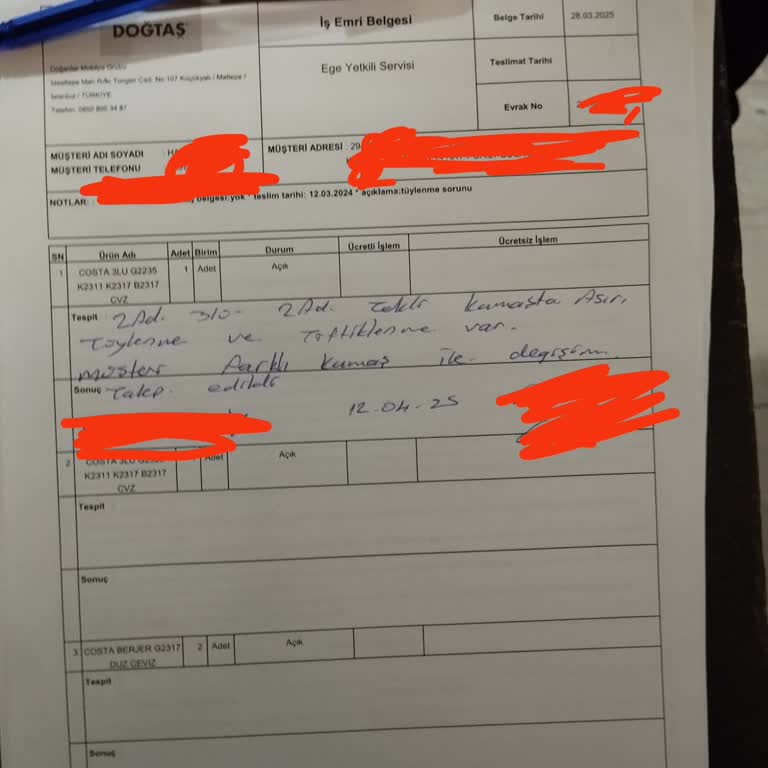 Doğtaş'tan Aldığım Koltuk Takımı Ve Süreçte Yaşadığım Mağduriyet