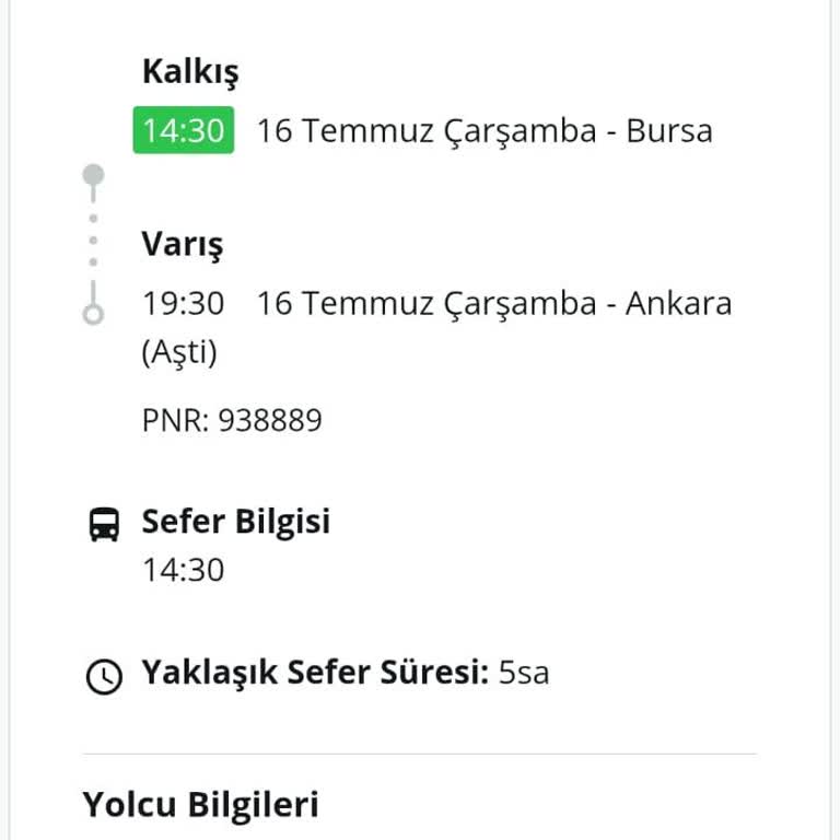 Otobüs Arızası Sonrası Bilet İadesi Yapılmadı