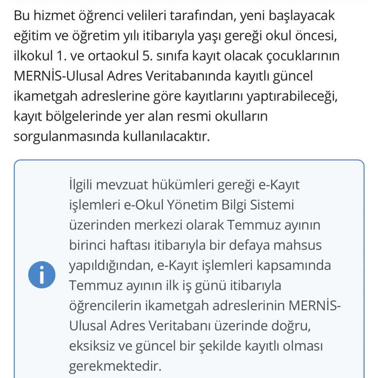 E-Devlet'te Kızımın Okul Kaydı Görünmüyor, Mağduriyet Yaşıyoruz