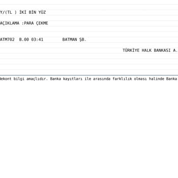 ATM Arızası Sonucu Hesabımdan Para Eksildi, İade Yapılmıyor