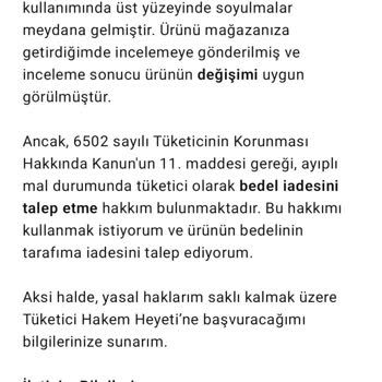 Greyder Aldığım Terlikteki Sorun Ve İade Sürecinde Yaşadığım Hayal Kırıklığı