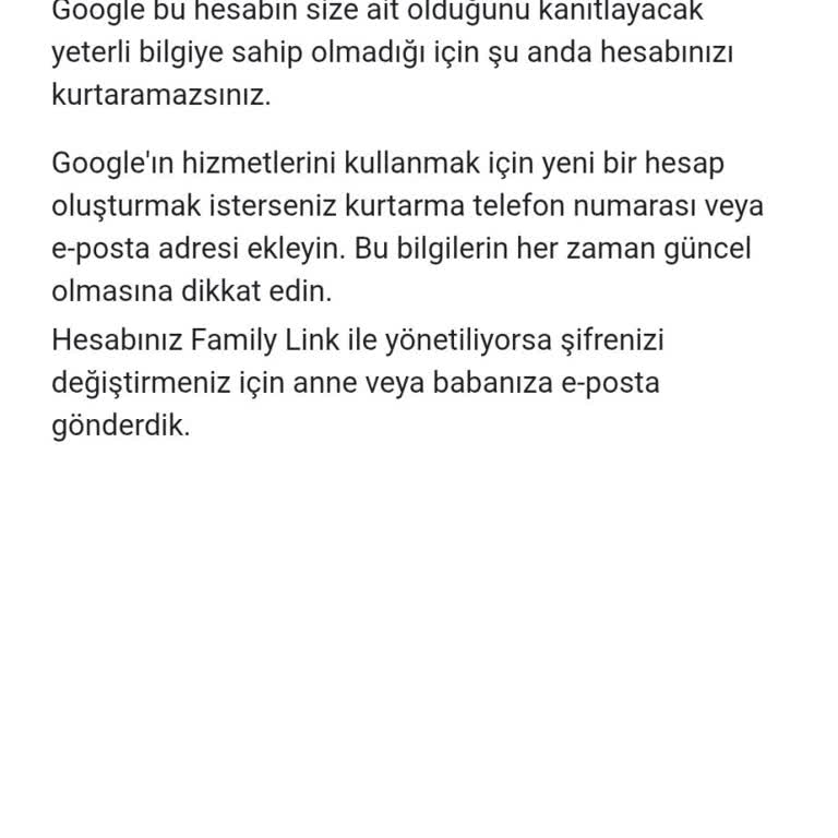 Google Hesabıma Erişim Sağlayamıyorum, Önemli Bilgilerim Tehlikede