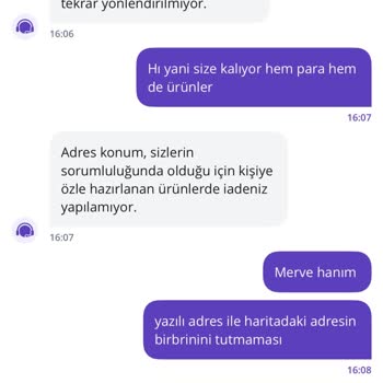 Getir Siparişim Adres Sorunu Nedeniyle Teslim Edilmedi, Ödeme İade Edilmedi