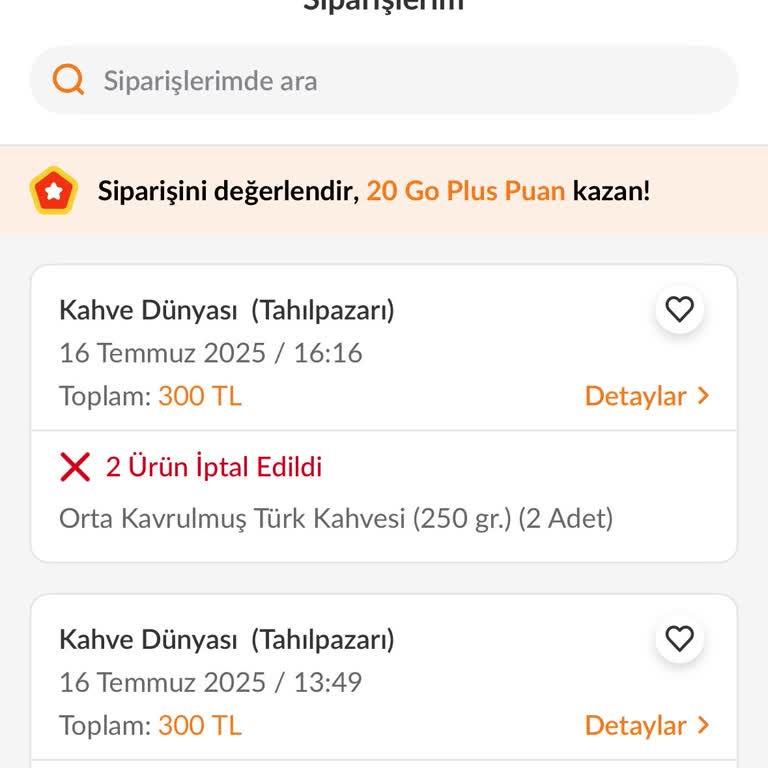 Siparişim İki Kez İptal Edildi Neden Kahvemi Alamıyorum