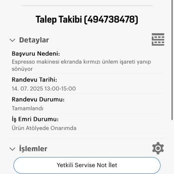 Yeni Alınan Espresso Makinesinde Sürekli Arıza Ve Çözüm Eksikliği
