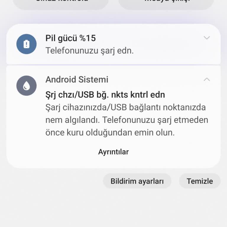 Samsung Telefon S20 Fe Sürekli Nem Uyarısı Ve Şarj Sorunu