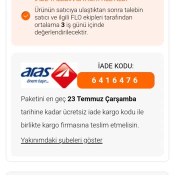 Yanlış Ürün Gönderimi Ve Yetersiz Çözüm Süreci