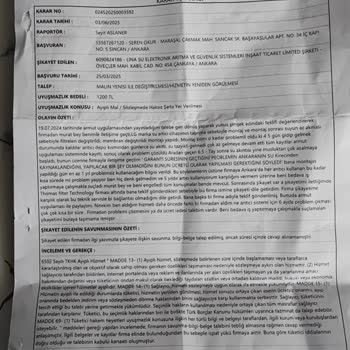 Tüketici Hakem Heyeti Kararına Rağmen Firma Çözüm Sunmuyor