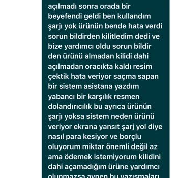 Kilit Açılmayan Scooter Ve Yanıtsız Müşteri Hizmetleri