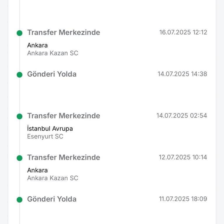 Siparişim Şehir Şehir Dolaştı Teslimat Tarihi Belirsiz