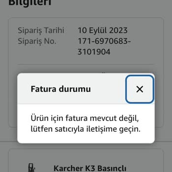 Garanti Süresi İçinde Arızalanan Ürün İçin Fatura Sorunu Ve Servis Desteği Alamama