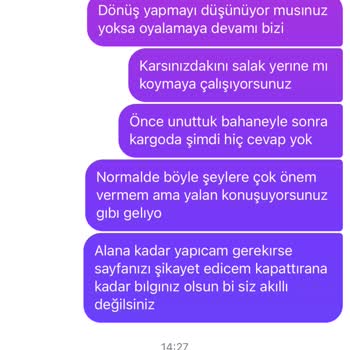 Eksik Gönderilen Ürünler Ve Müşteri Hizmetlerinin İlgisizliği