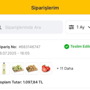 Migros Hemen’den Gelen Çürük Sebzeler ve Yetersiz Müşteri Desteği