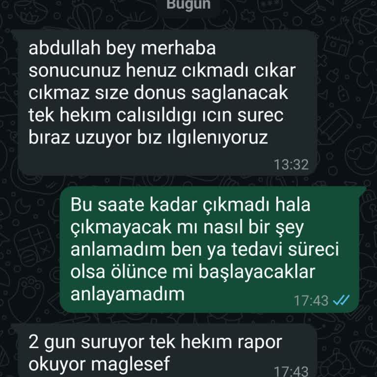 Şişli Kolan Hastanesi'nde CT Anjiyo Sonucu Gecikmesi Mağduriyeti