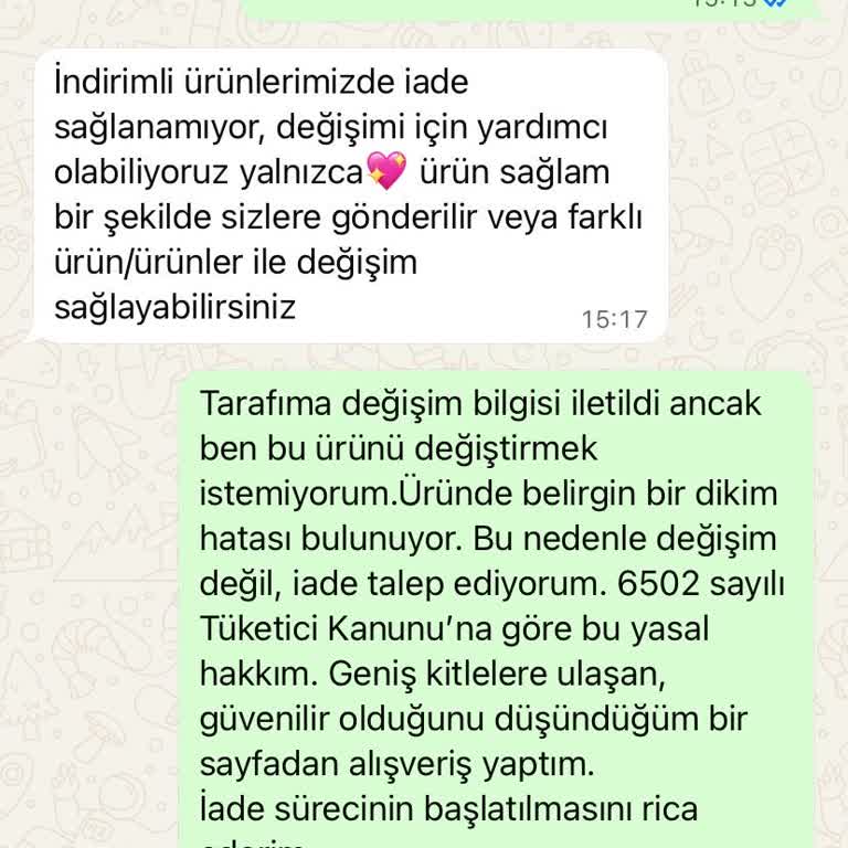 Kusurlu Ürün Ve İade Sorunu: Müşteri Hizmetleri Yetersizliği