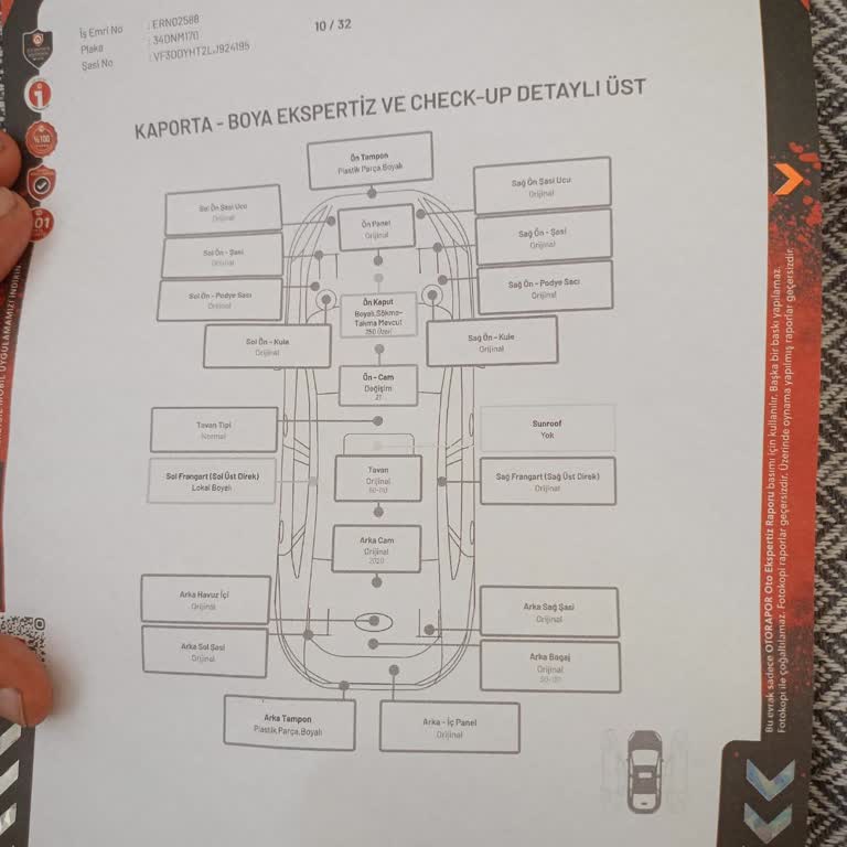 Oto Rapor Ekspertizinde Şase Hatası Ve Güven Sorunu