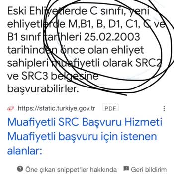 SRC Belgesi Muafiyetinde Tarih Haksızlığına Acil Çözüm Talebi