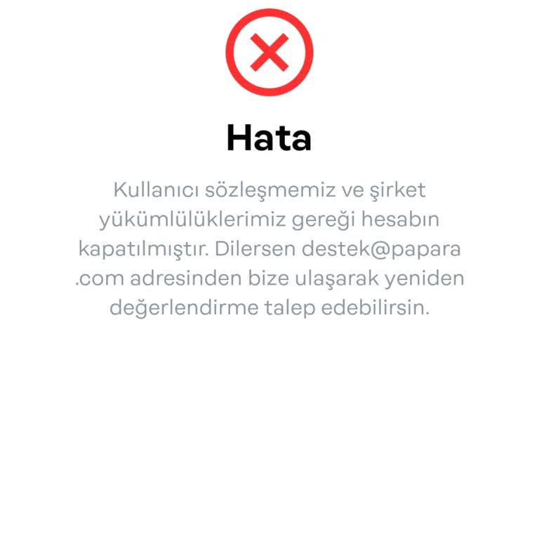 Papara Hesabım Kapatıldı, 46 Gündür 3000 Tl Param İade Edilmiyor