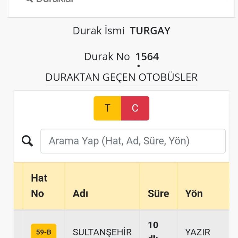 Sultanşehir Otobüs Saatleri Sürekli Yanlış Gösteriliyor