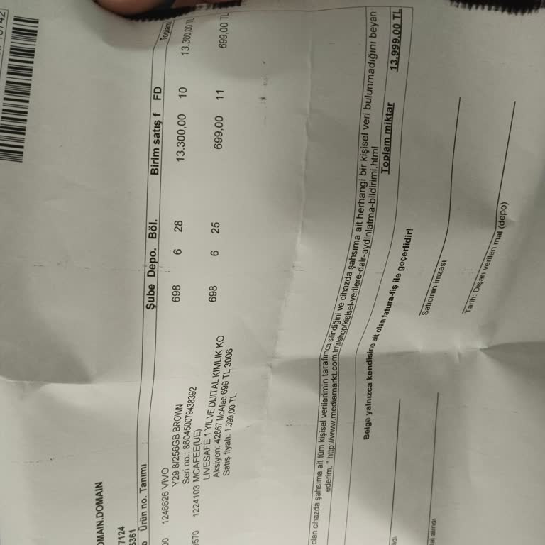 Satın Almadığım Antivirüs İçin Ücret Alındı, Personel Yanıltıcı Bilgi Verdi