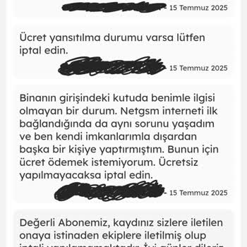 Haksız Yere Faturama Eklenen 1250 TL İnternet Tamir Ücreti Mağduriyeti