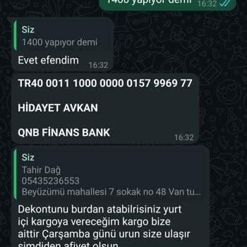 Siparişim Ne Çerez Geldi Ne Ücretim İade Edildi