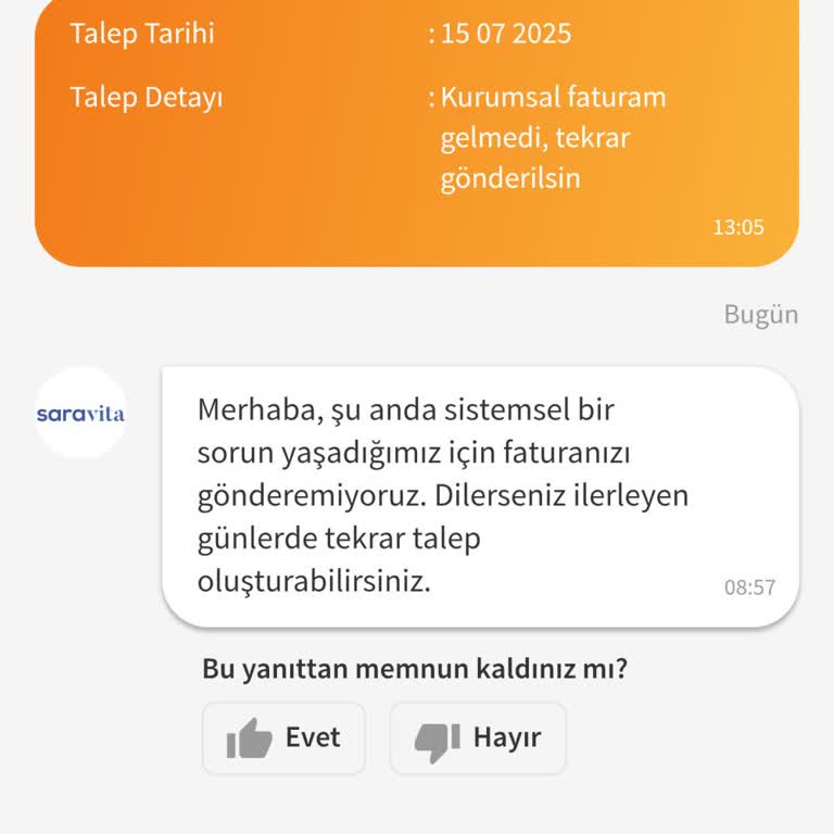 Çalışmayan Ürün Ve Fatura Gönderilmemesi Nedeniyle İade Yapılamıyor
