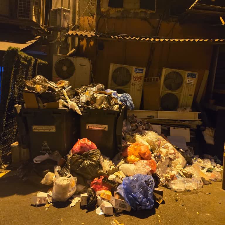 Çöp Konteynerleri Klima Fanlarının Önüne Kondu, Sağlığımız Tehlikede