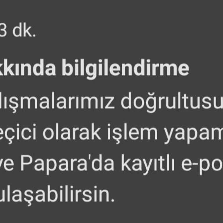 Papara Hesabım Haksız Yere Kapatıldı, Birikimlerime Ulaşamıyorum
