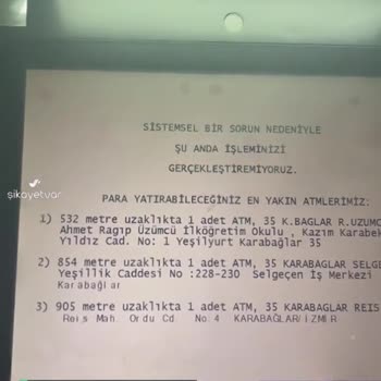 QNB Finansbank ATM İşlem Sorunu