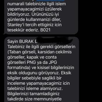 Stanley Termosun Kapak Mekanizması Arızası Ve Garanti Sürecinde Hayal Kırıklığı