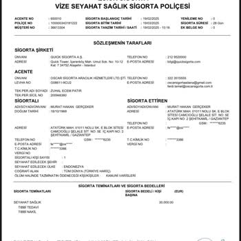 Yurt Dışı Sağlık Masrafım Sigorta Tarafından Ödenmedi