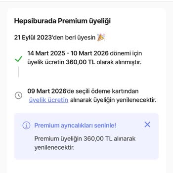Hepsiburada Premium Üyelikte Fiyat Avantajı Sağlanmıyor